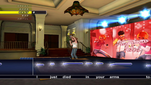 Screenshot Karaoke Revolution Presents :  American Idol Encore