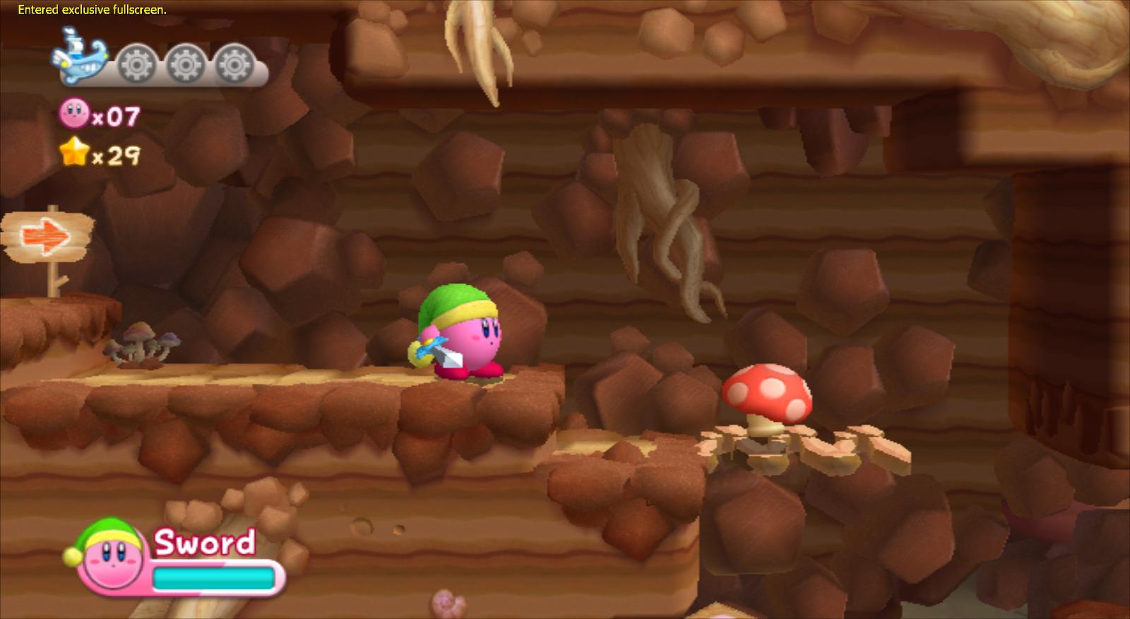 Screenshot Kirby's Adventure Wii
