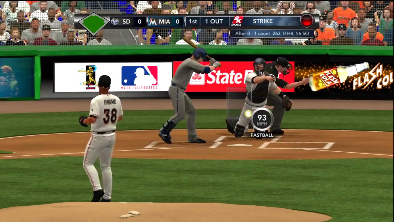 Screenshot Major League Baseball 2k12