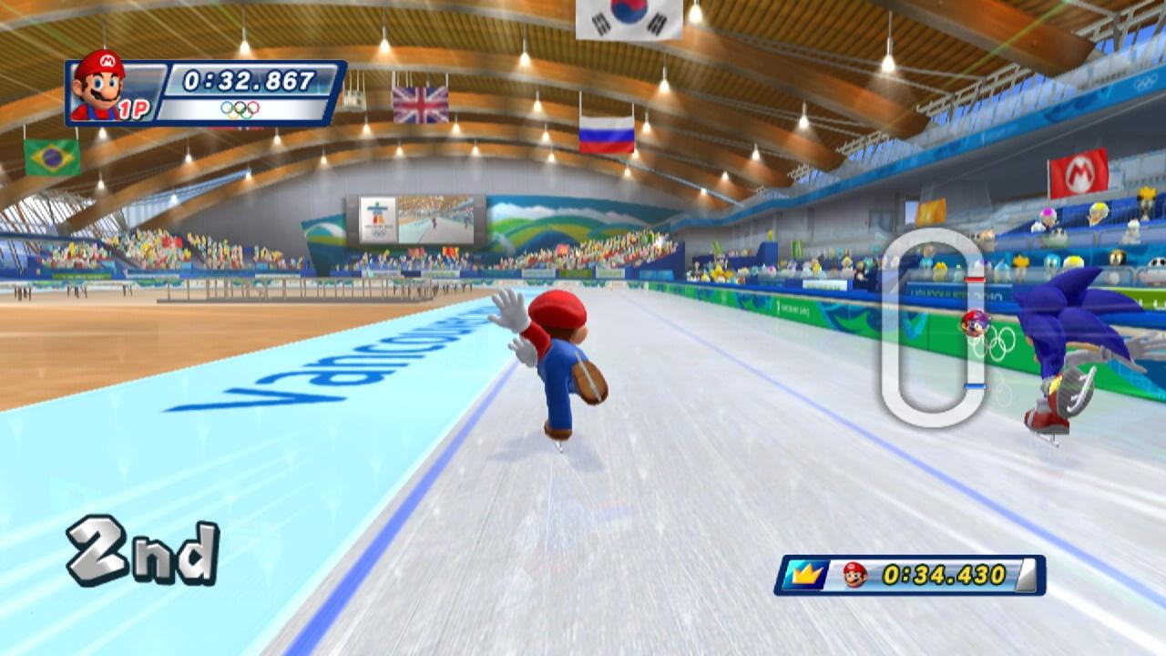 Screenshot Mario And Sonic Aux Jeux Olympiques D'hiver