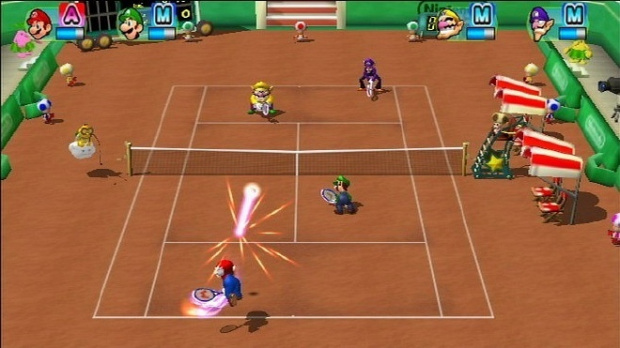 Screenshot Mario Power Tennis
