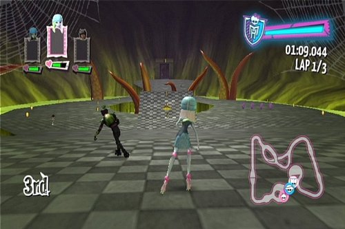Screenshot Monster High : Course de Rollers Incroyablement Monstrueuse