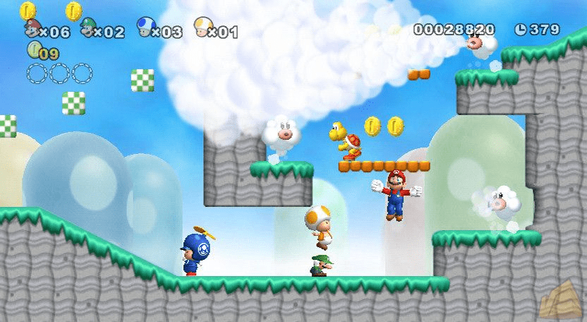 Screenshot New Super Mario Bros. Wii