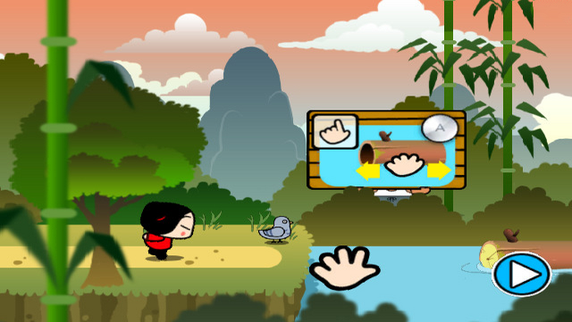 Screenshot Pucca's Race For Kisses