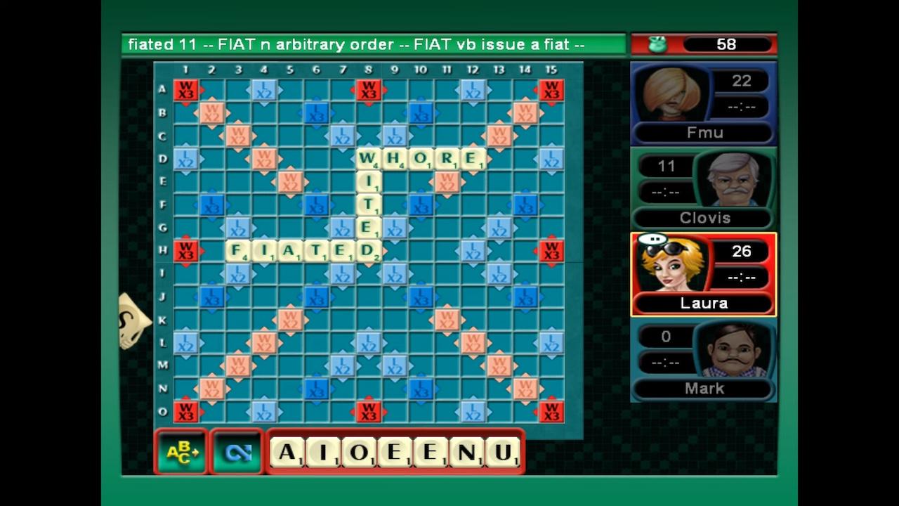 Screenshot Scrabble Interactif