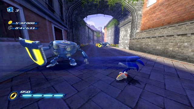 Screenshot Sonic Unleashed : La Malédiction du Hérisson