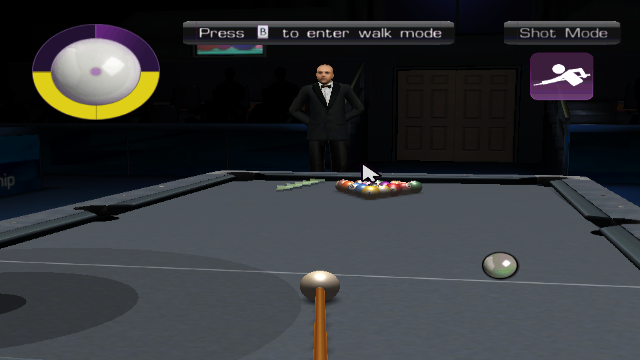 Screenshot WSC Real 08 : World Snooker Championship