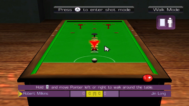Screenshot WSC Real 09 : World Snooker Championship