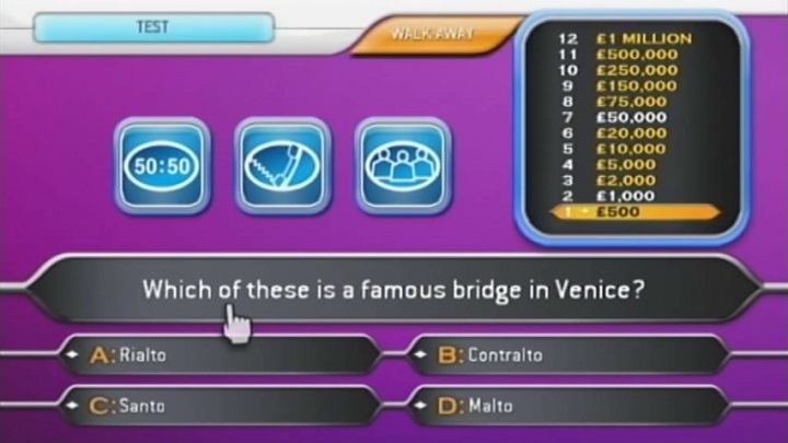 Screenshot Qui Veut Gagner Des Millions : 2ème Edition