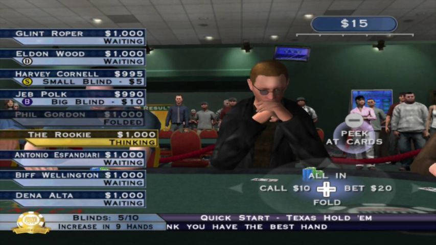 Screenshot World Series of Poker : Tournament of Champions 20