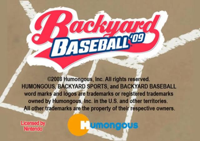 Screenshot Backyard Baseball '09