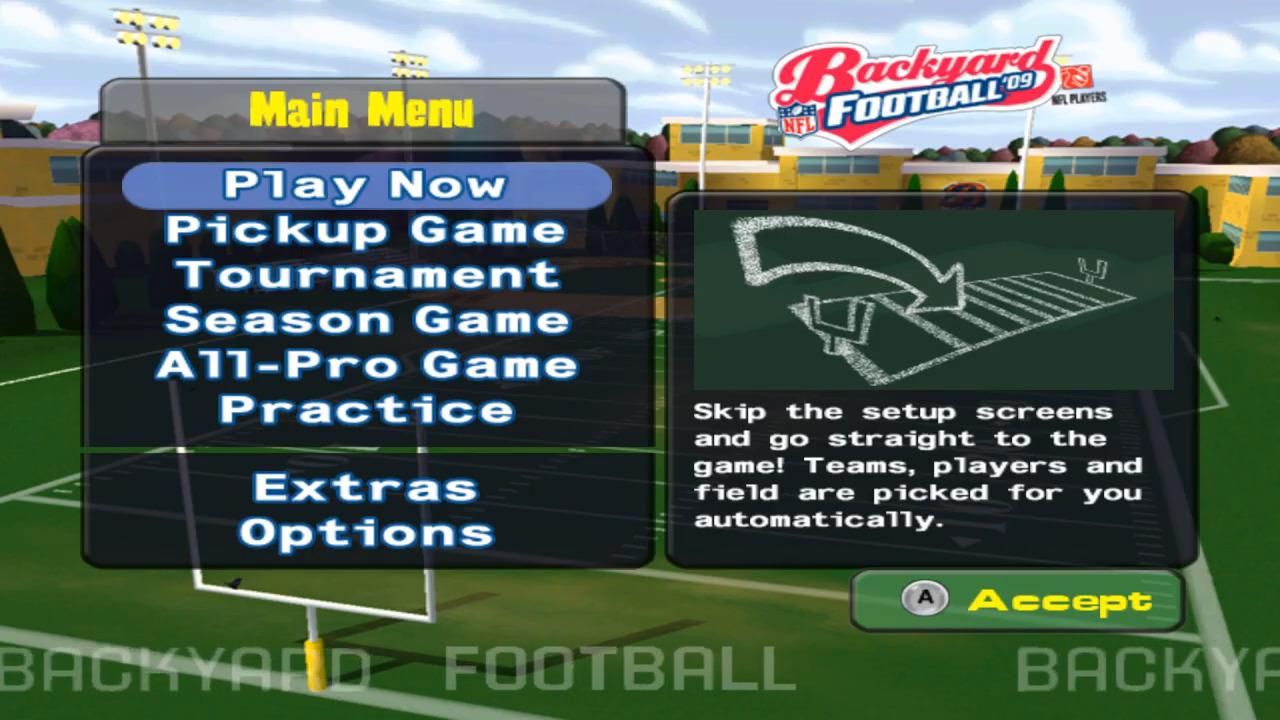 Screenshot Backyard Football '09