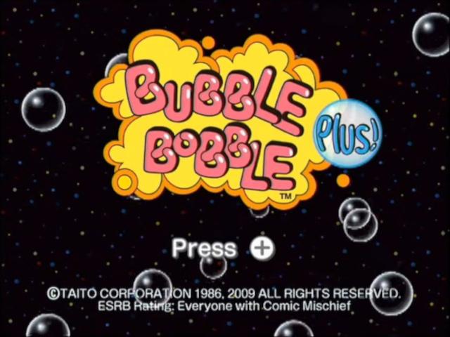 Screenshot Bubble Bobble Plus!