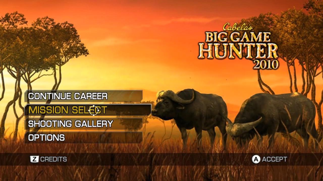 Screenshot Cabelas Big Game Hunter 2010