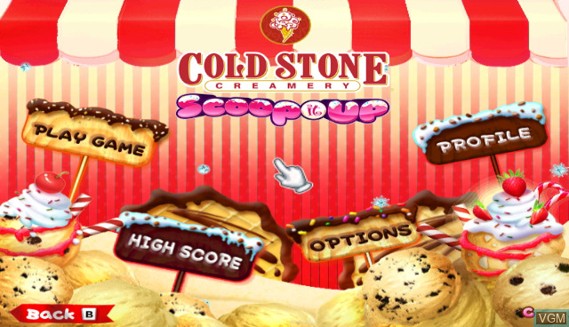 Screenshot Cold Stone Creamery - Scoop It Up