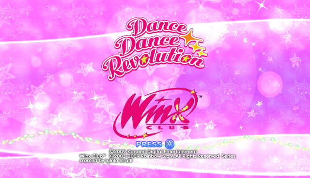 Screenshot Dance Dance Revolution Winx Club