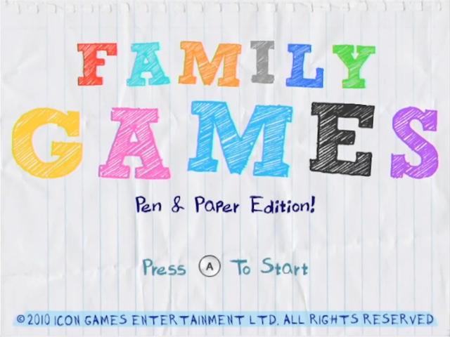 Screenshot Family Games - Pen & Paper Edition