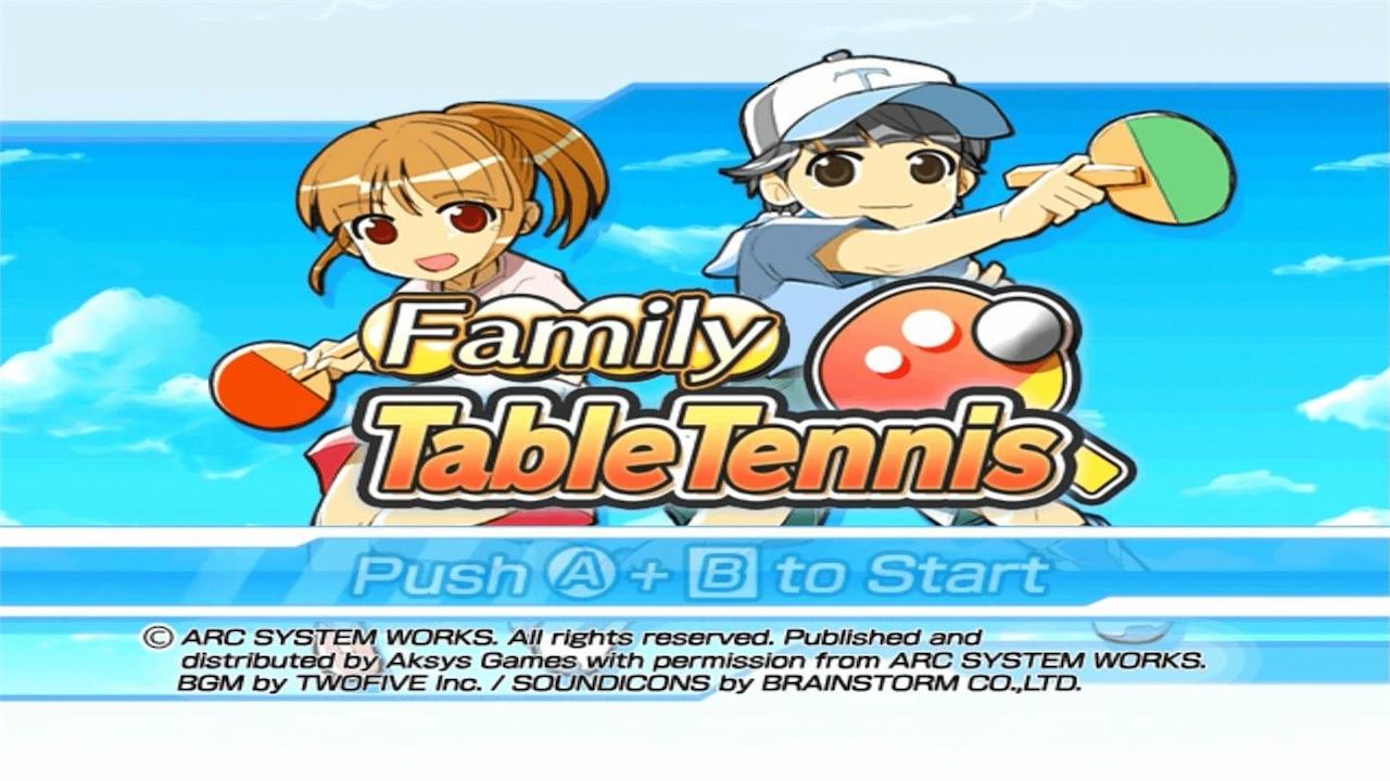 Screenshot Family Table Tennis