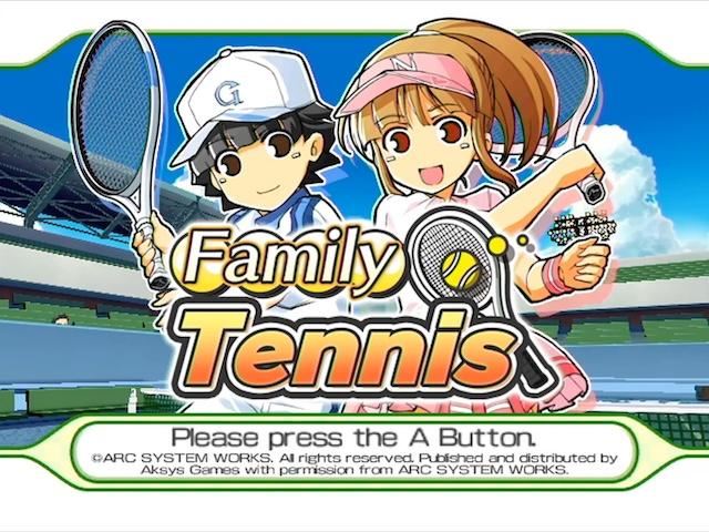 Screenshot Family Tennis