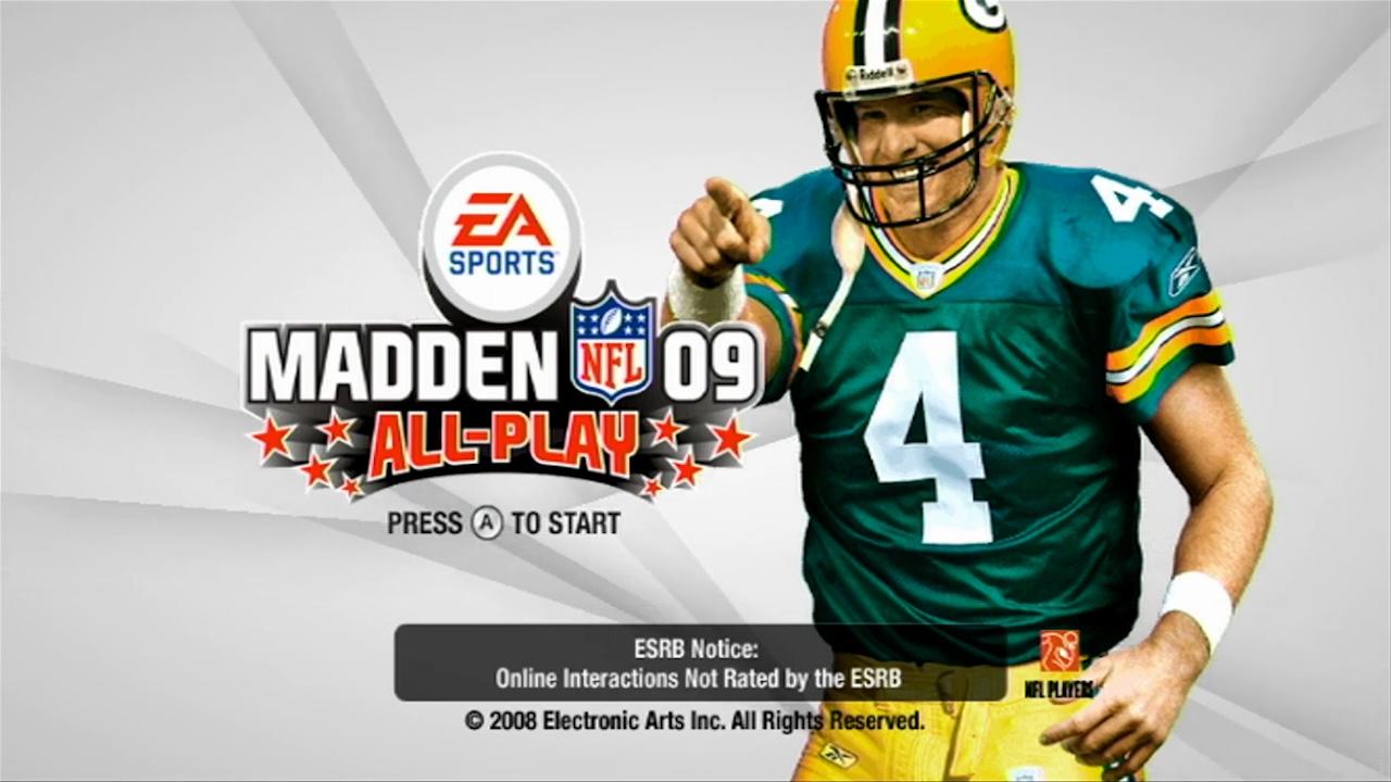 Screenshot Madden NFL 09 All-play