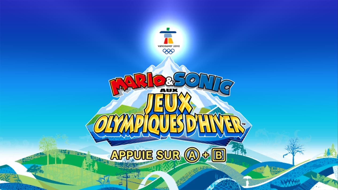 Screenshot Mario And Sonic Aux Jeux Olympiques D'hiver