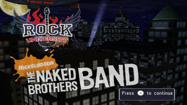 Screenshot Rock University - The Naked Brothers - The Videogame