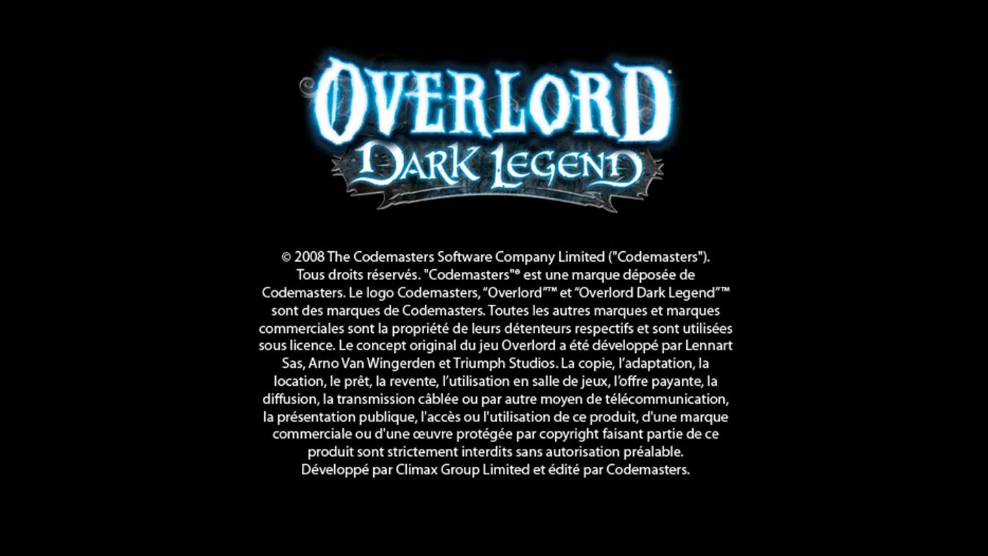 Screenshot Overlord:Dark Legend