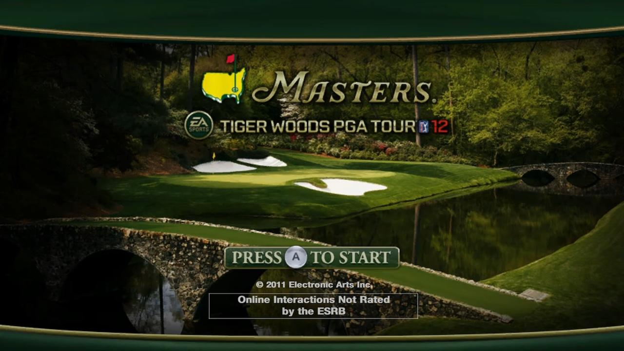 Screenshot Tiger Woods PGA Tour 12 : The Masters