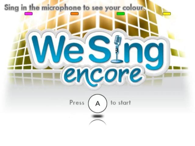 Screenshot We Sing : Encore
