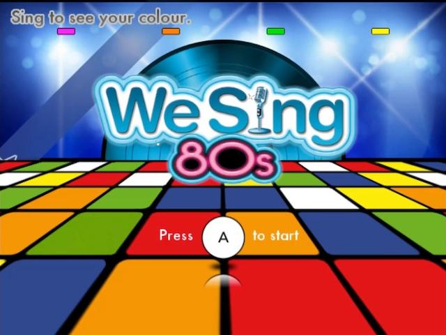 Screenshot We Sing : 80s
