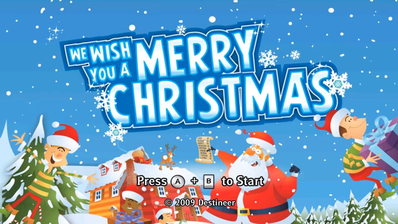 Screenshot We Wish You A Merry Christmas