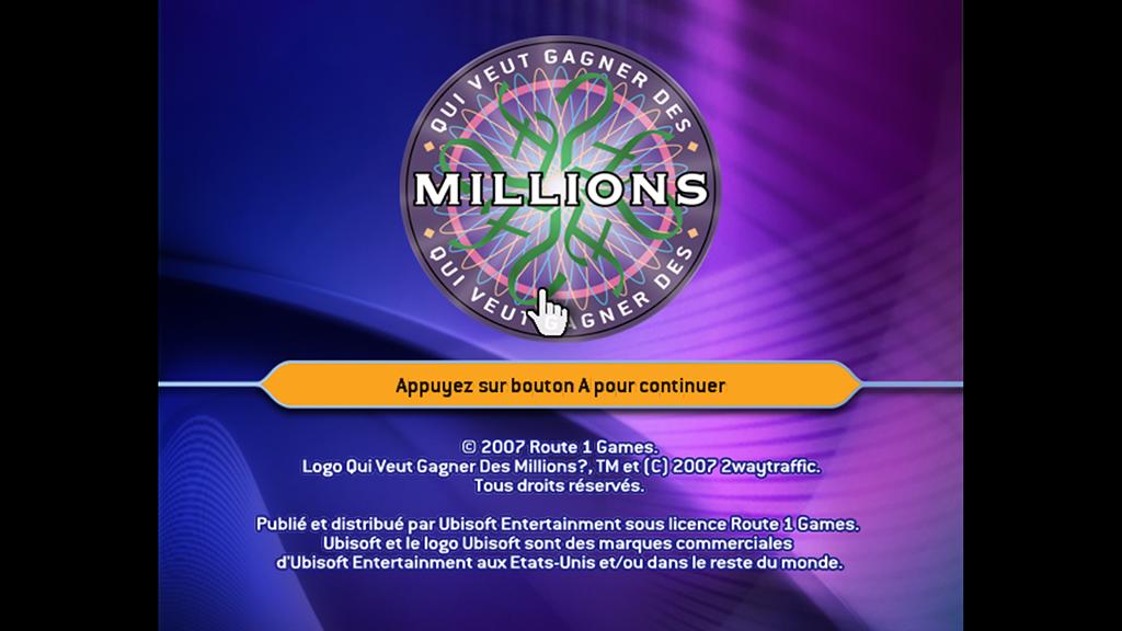 Screenshot Qui Veut Gagner Des Millions : 1ère Edition