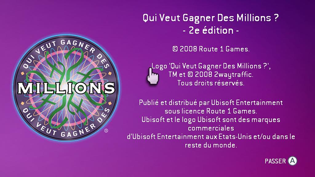 Screenshot Qui Veut Gagner Des Millions : 2ème Edition
