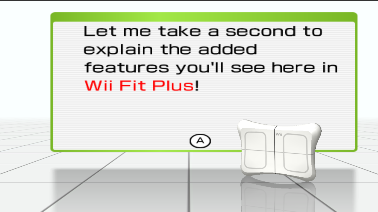Screenshot Wii Fit Plus