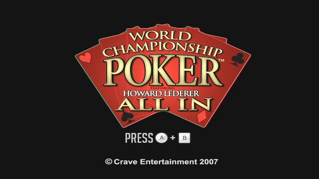 Screenshot World Championship Poker featuring Howard Lederer