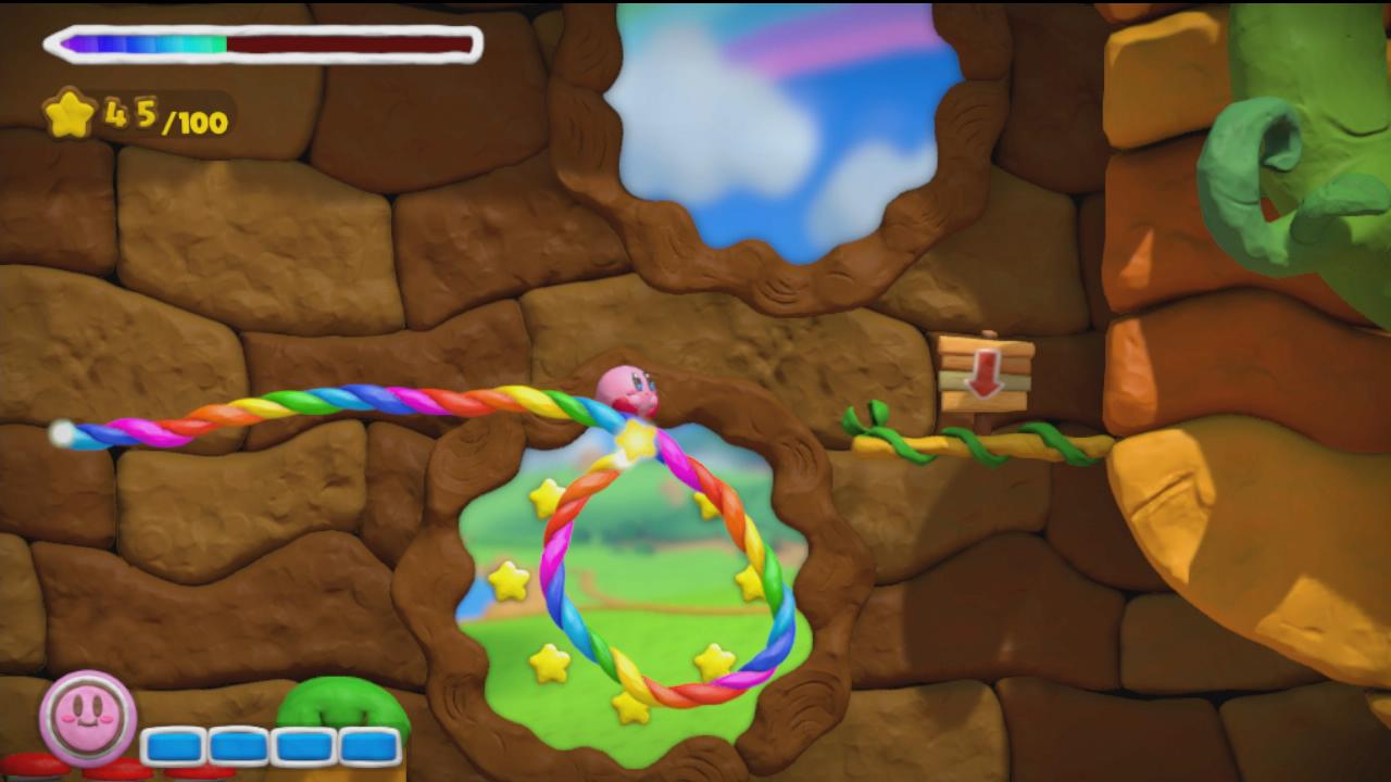 Screenshot Kirby Et Le Pinceau Arc-en-ciel