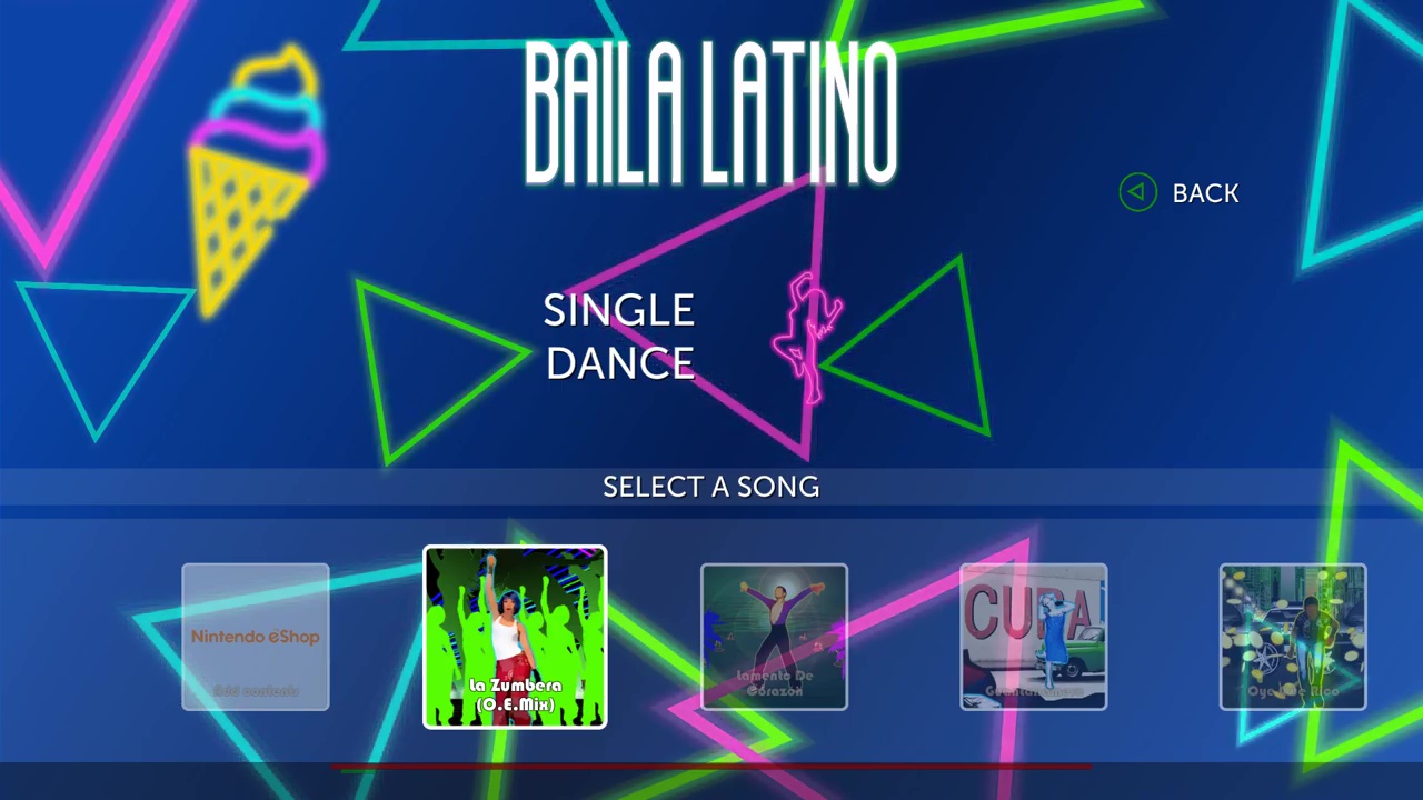 Screenshot Baila Latino