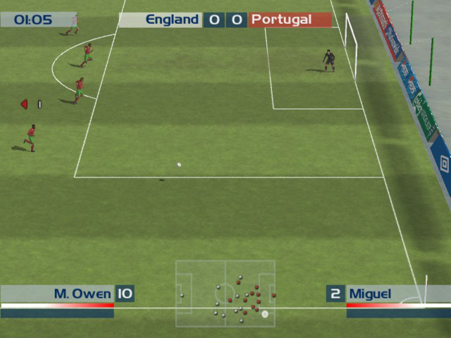 Screenshot England International Football - 2004 Edition