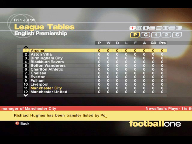 Screenshot F.C Manager 2006
