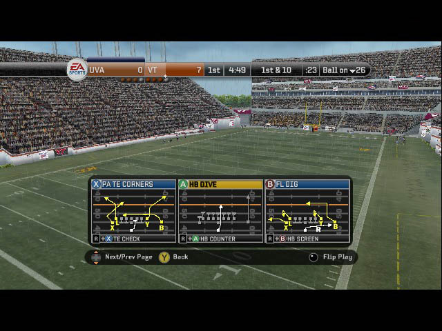 Screenshot Ncaa Football 08