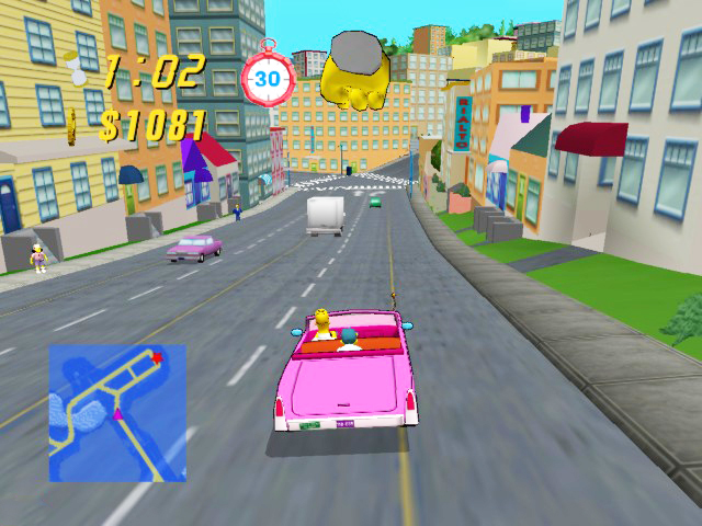 Screenshot The Simpsons : Road Rage