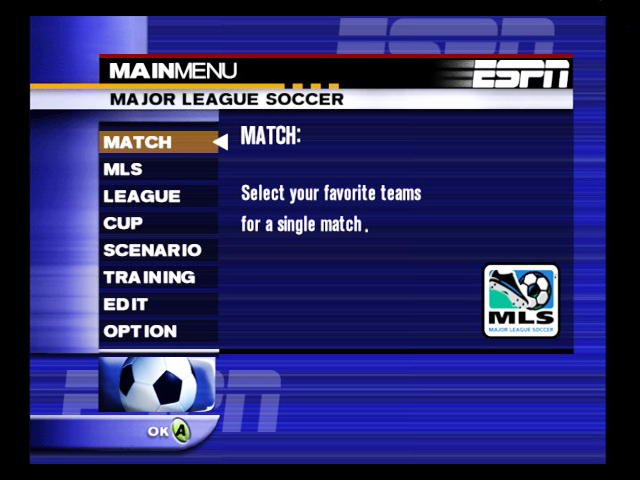 Screenshot ESPN MLS ExtraTime 2002