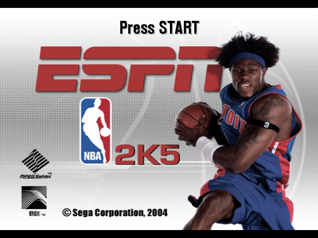 Screenshot ESPN NBA 2K5