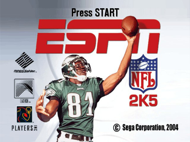 Screenshot ESPN NFL 2K5