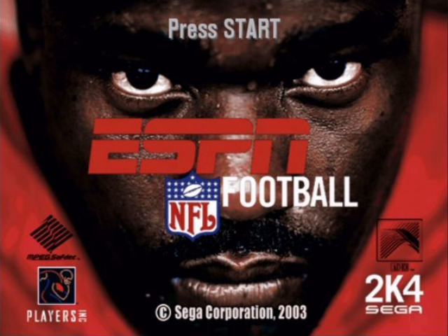 Screenshot ESPN NFL Football