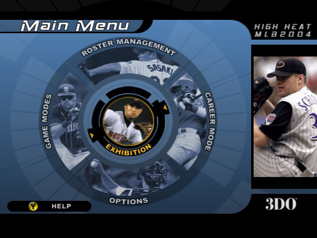 Screenshot High Heat Major League Baseball 2004