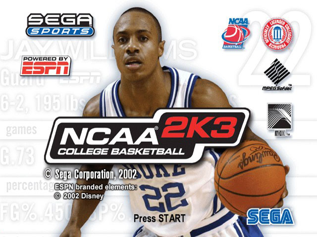 Screenshot NCAA College Basketball 2k3