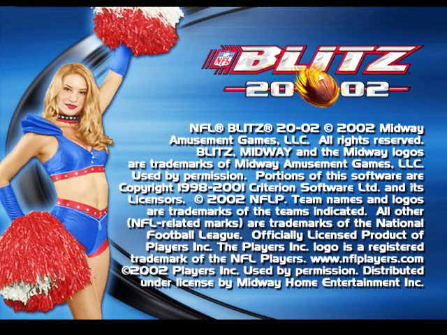 Screenshot NFL Blitz 2002