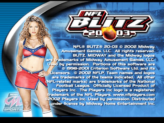Screenshot NFL Blitz 2003