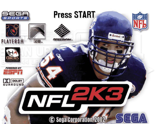 Screenshot NFL 2K3